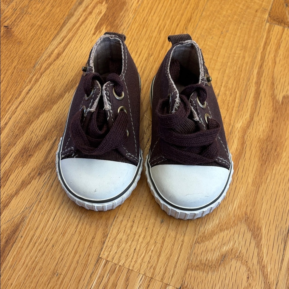 Brown Sneakers (Size 2)